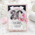Mercury Glass Hot Foil Plate
