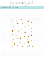 Stargazing Hot Foil Plate