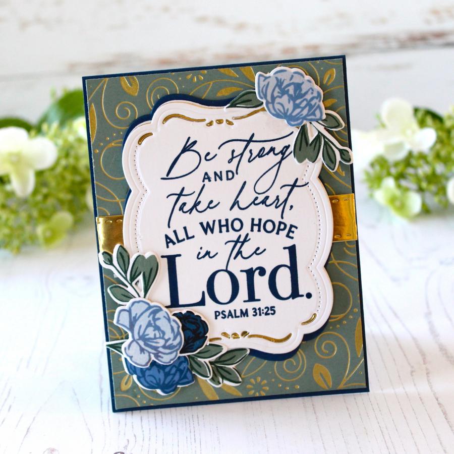Ornate Swirls Hot Foil Plate