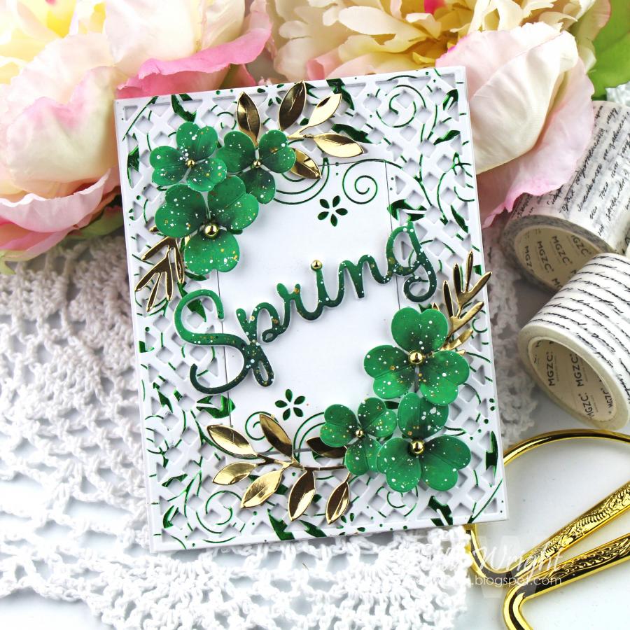 Ornate Swirls Hot Foil Plate