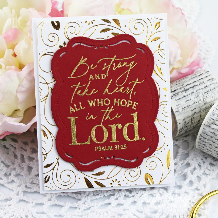 Ornate Swirls Hot Foil Plate
