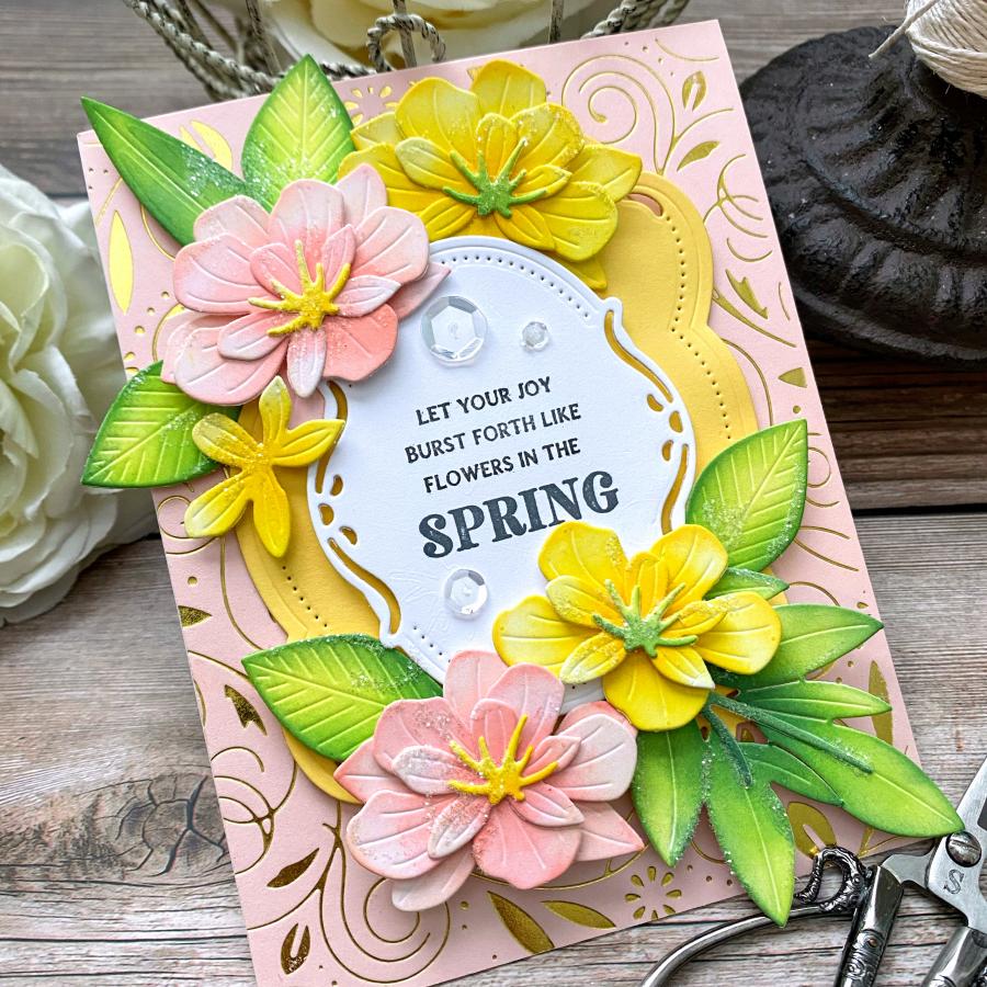 Ornate Swirls Hot Foil Plate