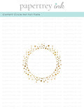 Confetti Circle Hot Foil Plate