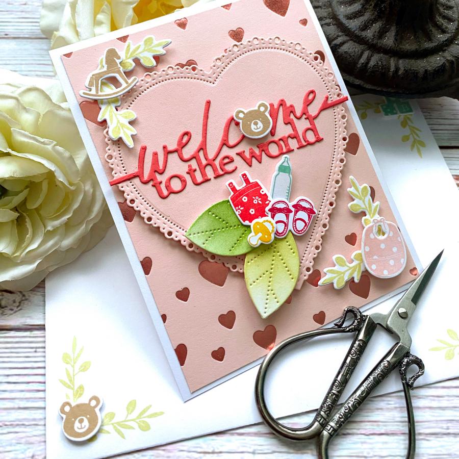 From the Heart Hot Foil Plate