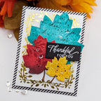 Exquisite Leaf Frame Hot Foil Plate