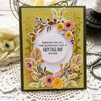 Exquisite Leaf Frame Hot Foil Plate