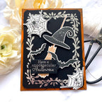 Exquisite Leaf Frame Hot Foil Plate