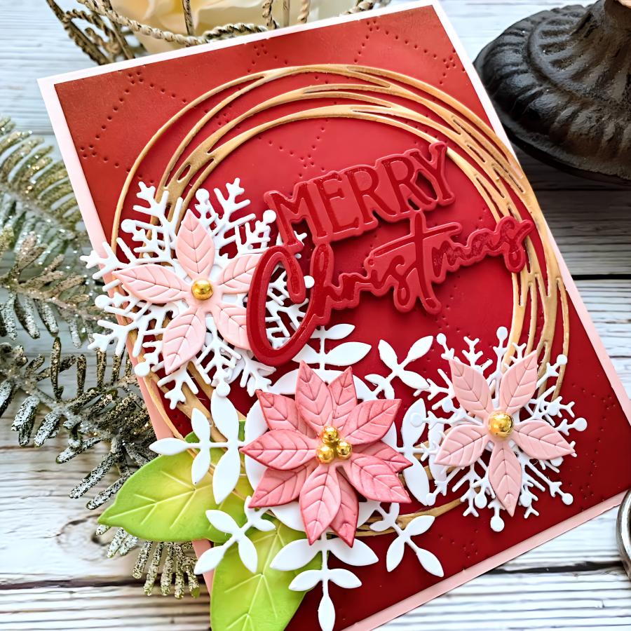 Merry Christmas Hot Foil Plate + Coordinating Die