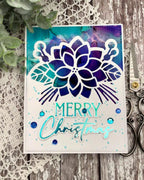 Merry Christmas Hot Foil Plate + Coordinating Die