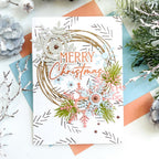 Merry Christmas Hot Foil Plate + Coordinating Die