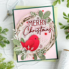 Merry Christmas Hot Foil Plate + Coordinating Die