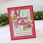 Season's Greetings Hot Foil Plate + Die