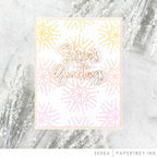 Season's Greetings Hot Foil Plate + Die