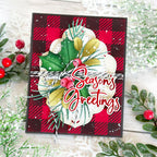 Season's Greetings Hot Foil Plate + Die