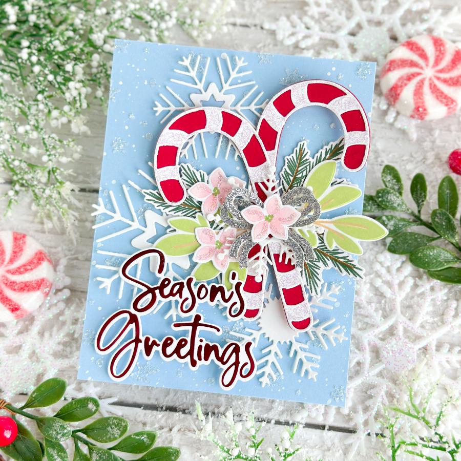 Season's Greetings Hot Foil Plate + Die