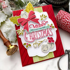 Diagonal Stripes Hot Foil Plate