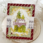 Diagonal Stripes Hot Foil Plate