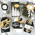 Diagonal Stripes Hot Foil Plate