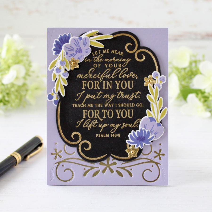 Psalm Reflections: December Hot Foil Plate