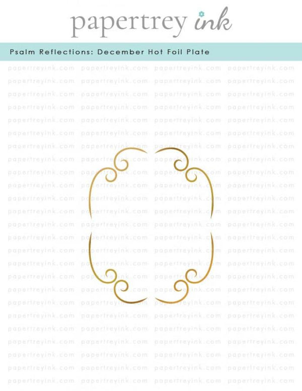Psalm Reflections: December Hot Foil Plate