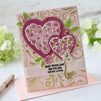 Ornamental Swirl Hot Foil Plate