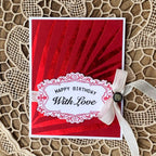 Tropical Frond Hot Foil Plate