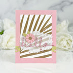 Tropical Frond Hot Foil Plate