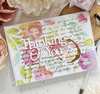 Elegant Script Hot Foil Plate