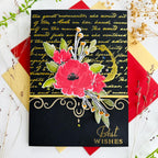Elegant Script Hot Foil Plate
