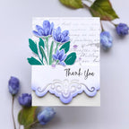 Elegant Script Hot Foil Plate