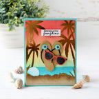 Through the Palms Hot Foil Plate