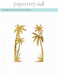 Through the Palms Hot Foil Plate