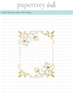 Fall Harvest Hot Foil Plate