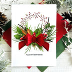 Christmas Laurel Hot Foil Plate
