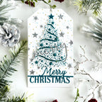 Sparkling Tree Hot Foil Plate + Coordinating Die