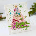 Sparkling Tree Hot Foil Plate + Coordinating Die