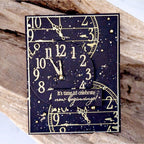 Clock Hot Foil Plate