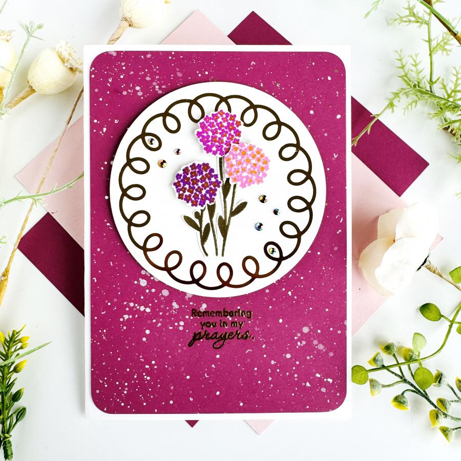 Perfectly Coiled: Circle Hot Foil Plate