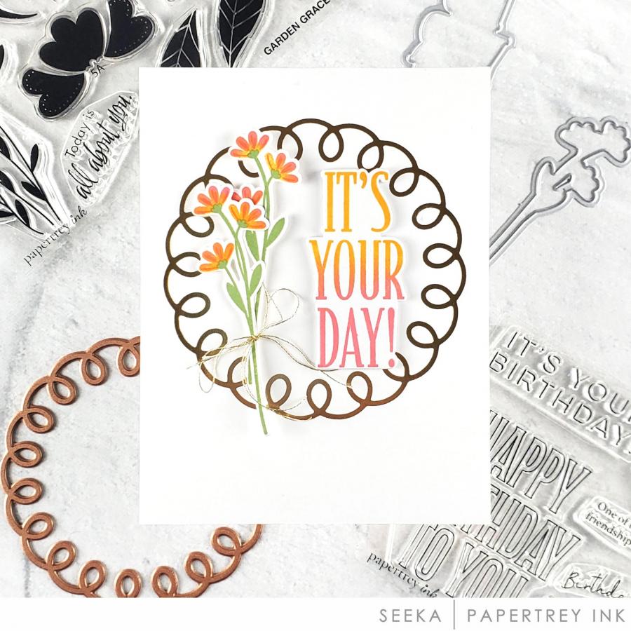Perfectly Coiled: Circle Hot Foil Plate