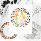 Perfectly Coiled: Circle Hot Foil Plate