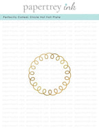 Perfectly Coiled: Circle Hot Foil Plate
