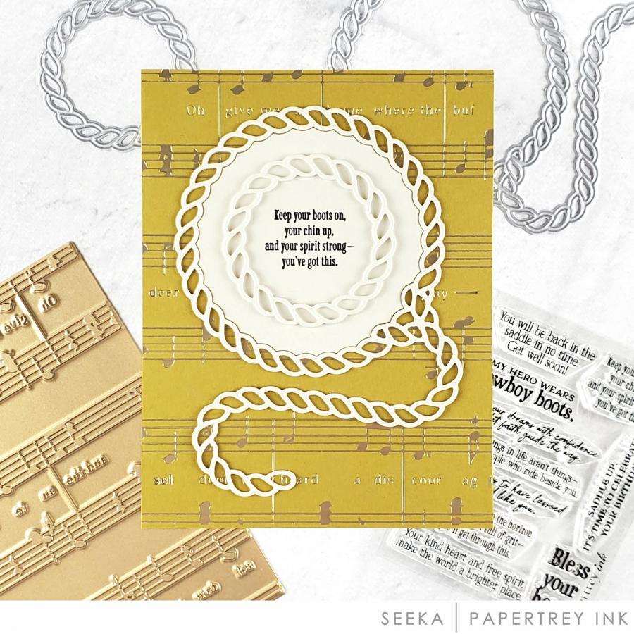 Home on the Range Hot Foil Plate