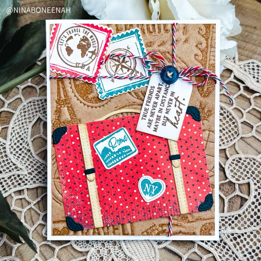 Well Traveled Hot Foil Plate