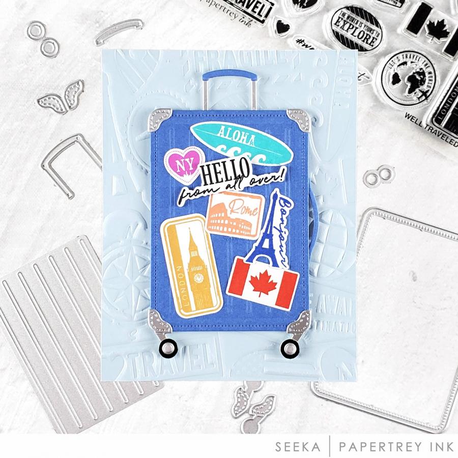 Well Traveled Hot Foil Plate