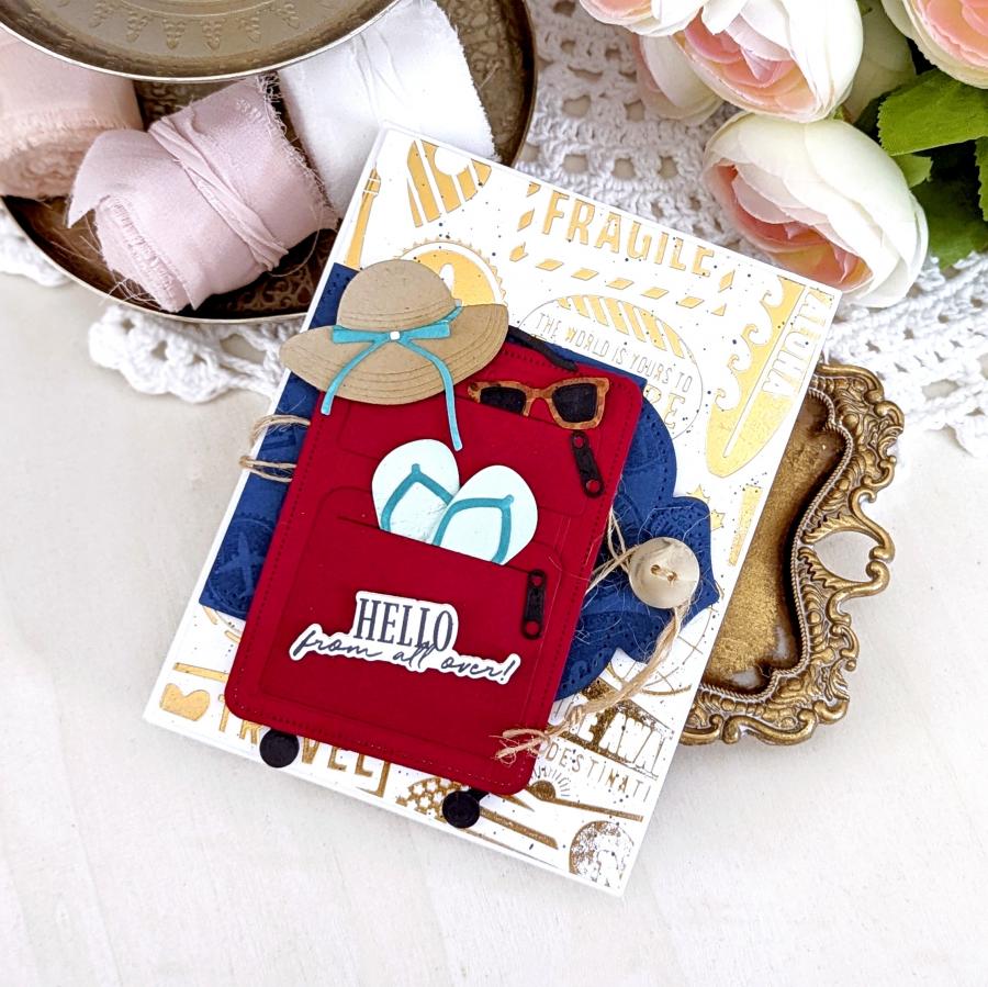 Well Traveled Hot Foil Plate