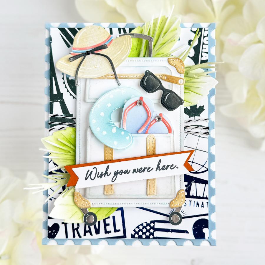 Well Traveled Hot Foil Plate