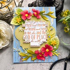 Rustic Woodgrain Hot Foil Plate