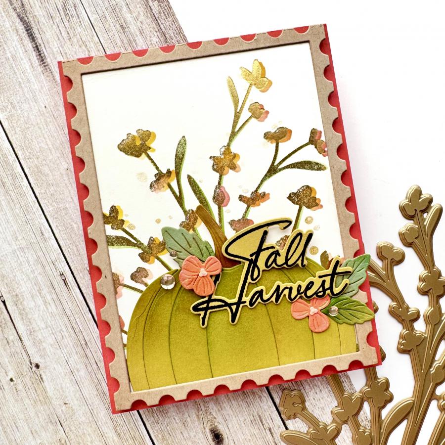 Wandering Petals Hot Foil Plate