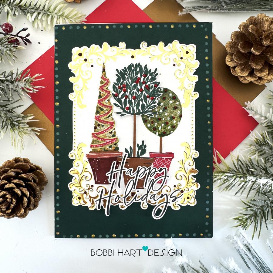 Merry Motifs Hot Foil Plate