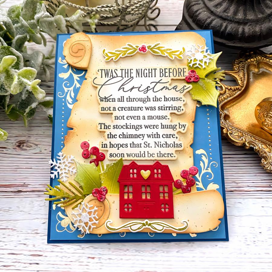 Merry Motifs Hot Foil Plate